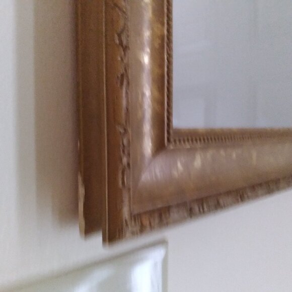 Elegant Vintage Gold Framed Mirror - Picture 5 of 5